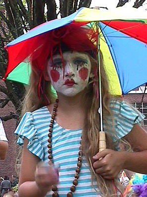 Girl With Umbrella